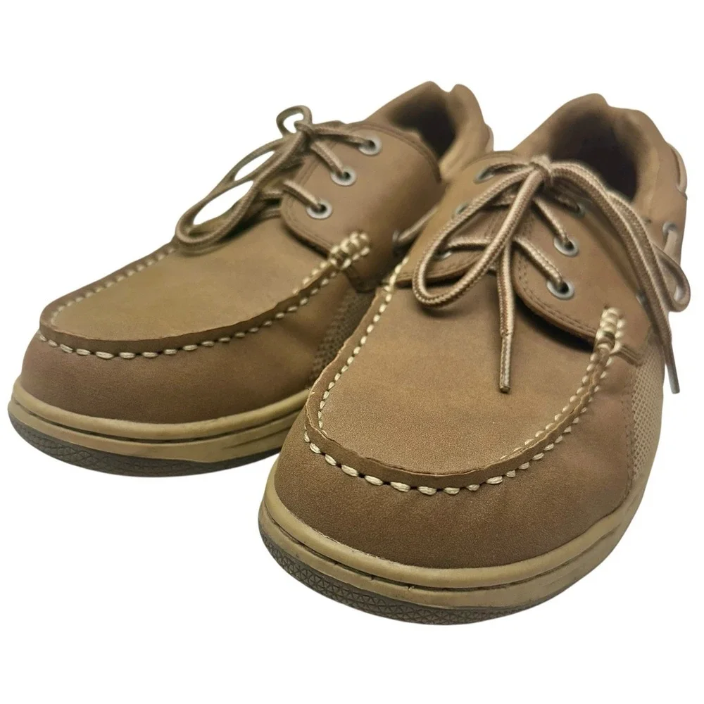 Men's Flex Step Benjamin‎ Boat Shoes Sz 10 M (0100-8006-105)
